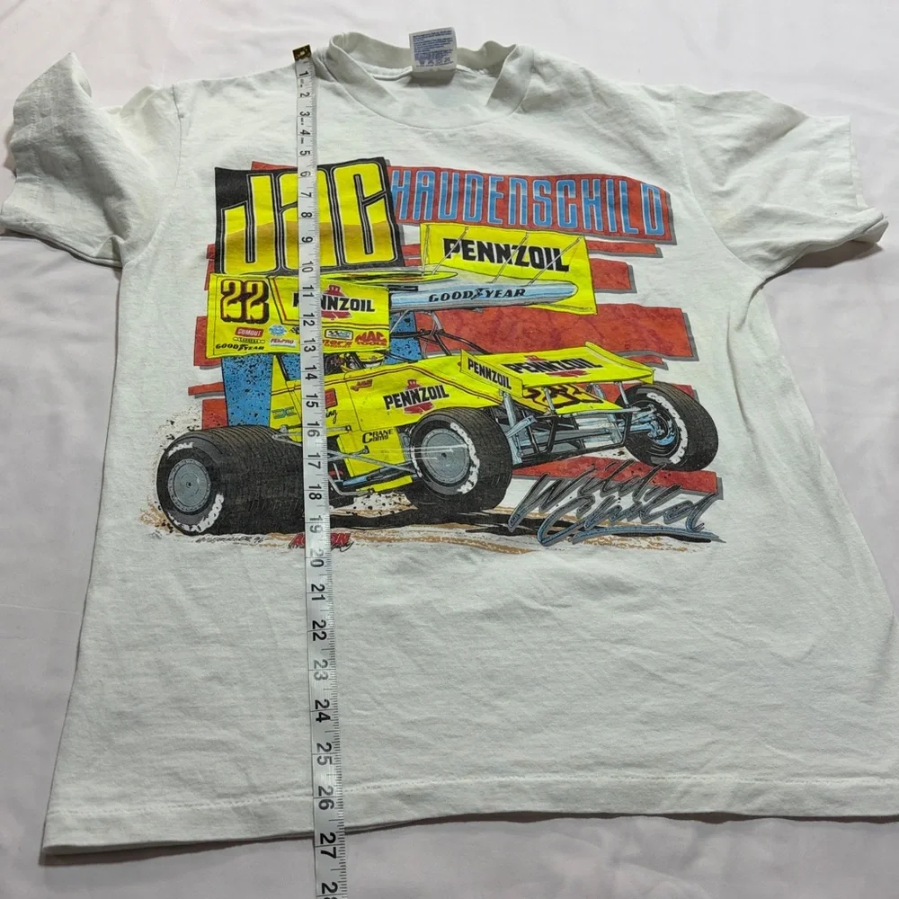 Vintage 90s Pennzoil Racing shirts Lot of 2 Front & Back Graphics Midget racing - Picture 8 of 16